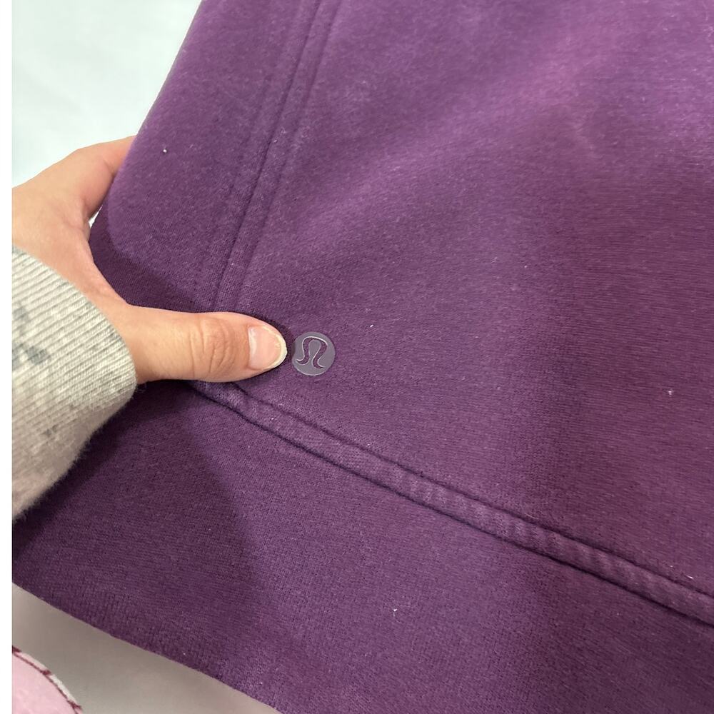 Lululemon Women’s 6 Fleece Please Hoodie Darkest Magenta Gym Athleisure Outdoors - Picture 6 of 11